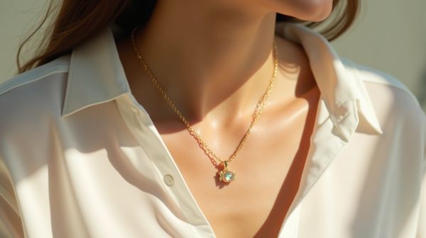 Le collier porte-bague, un cadeau chargé de sens