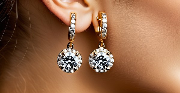 Boucles d'oreilles diamant : éclat et style au quotidien